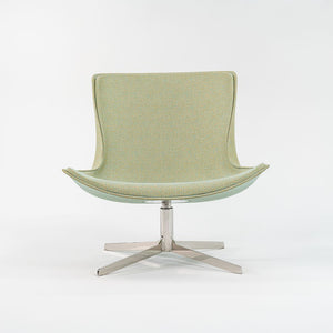 2016 Vika Lounge Chair by Monica Forster for Bernhardt Design in Green Fabric 2x Available