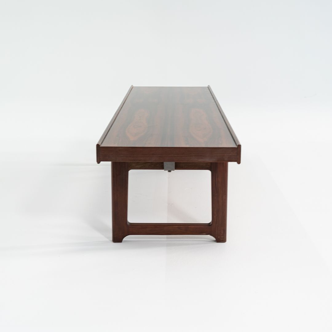 1960s Torbjorn Afdal for Mellemstrands Mobelfabrik Rosewood Bench or Coffee Table