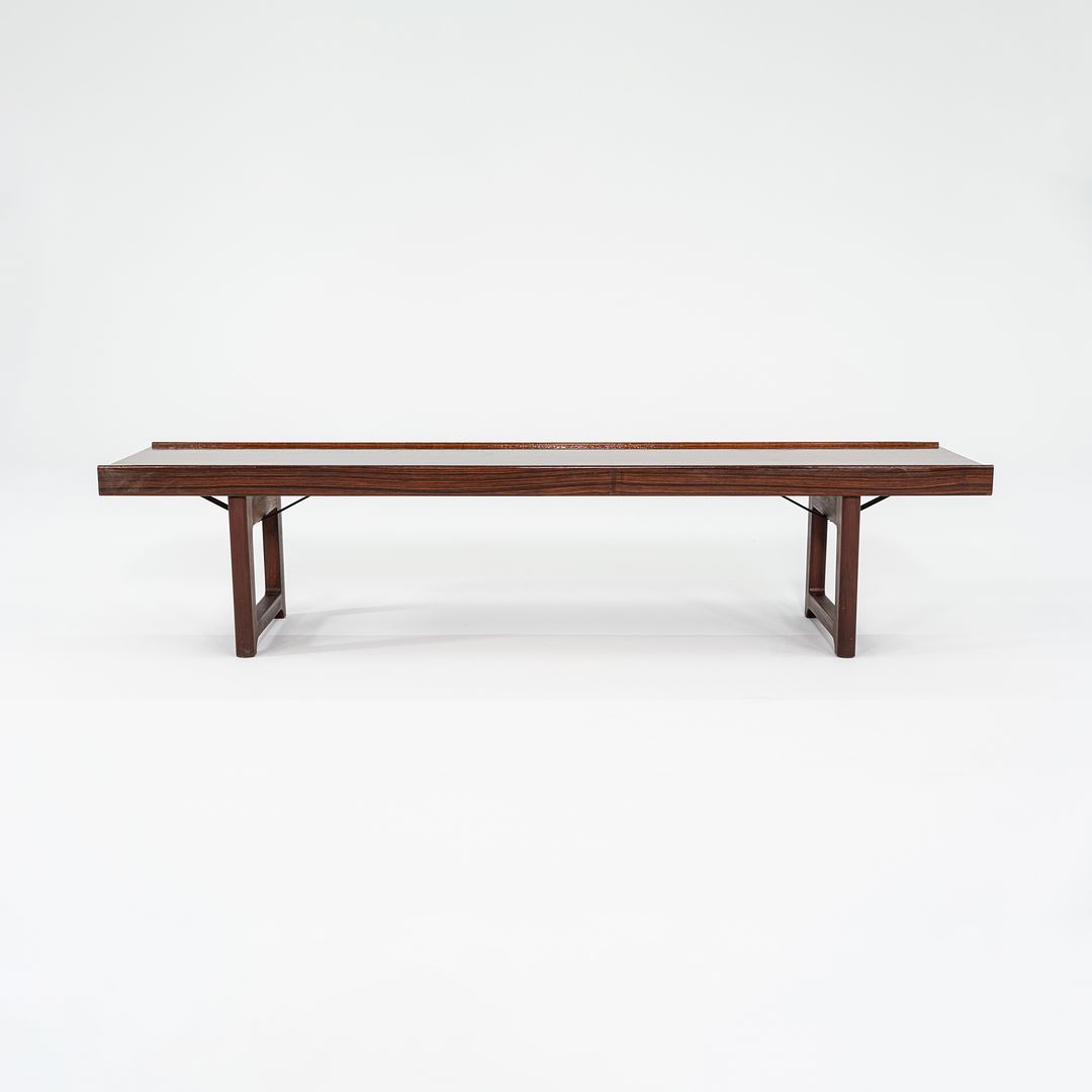 1960s Torbjorn Afdal for Mellemstrands Mobelfabrik Rosewood Bench or Coffee Table