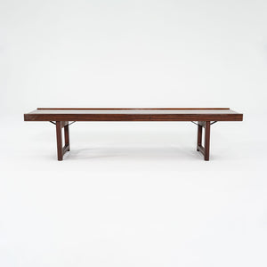 1960s Torbjorn Afdal for Mellemstrands Mobelfabrik Rosewood Bench or Coffee Table