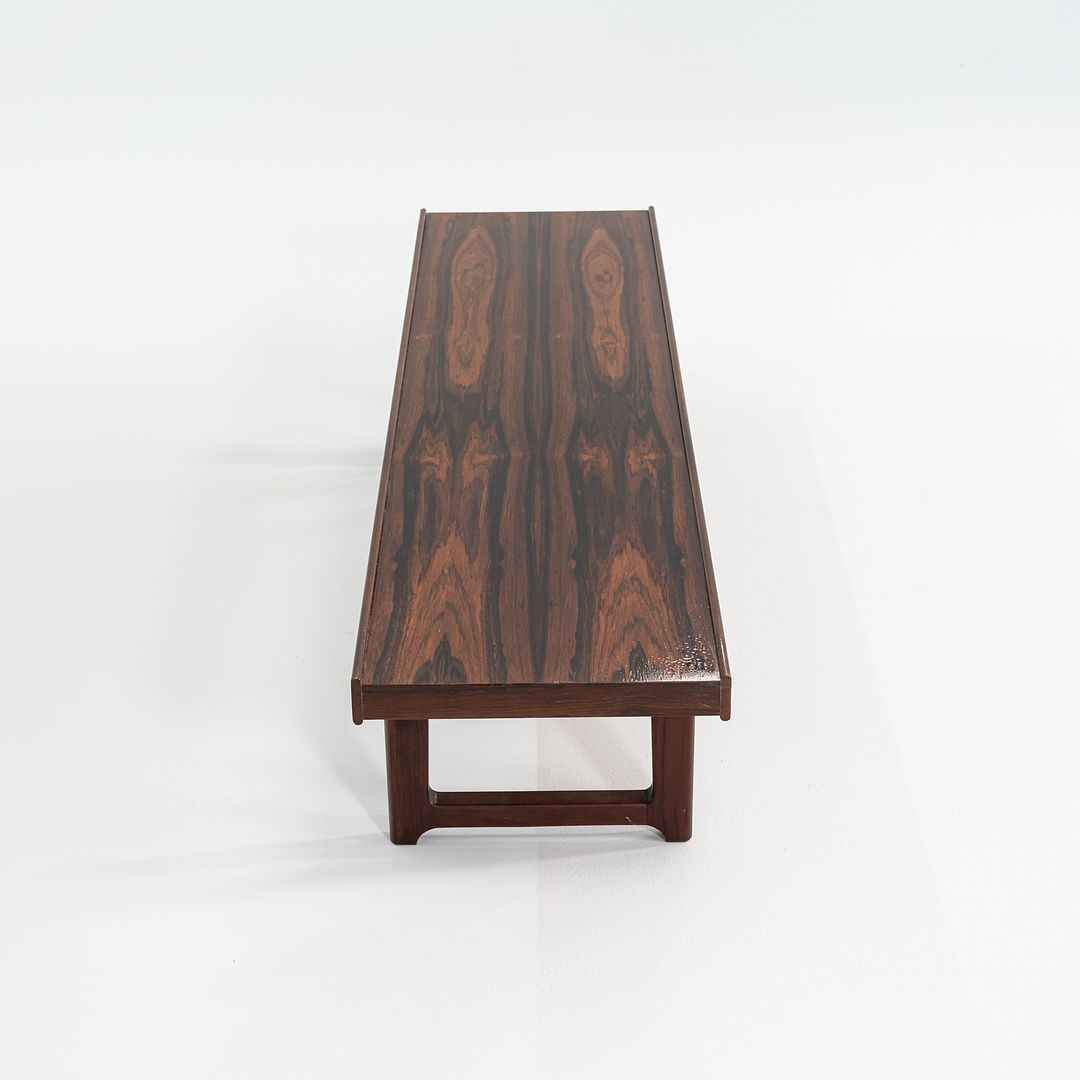 1960s Torbjorn Afdal for Mellemstrands Mobelfabrik Rosewood Bench or Coffee Table