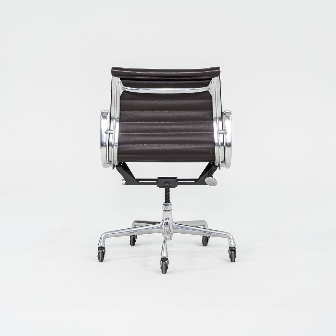 2012 Management Desk Chair, Model EA335 by Ray and Charles Eames for Herman Miller in Brown Leather 12+ Available