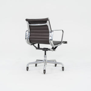 2012 Management Desk Chair, Model EA335 by Ray and Charles Eames for Herman Miller in Brown Leather 12+ Available