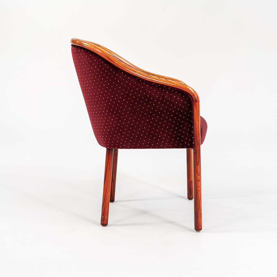 1981 Bankers Dining Chair by Ward Bennett for Brickel Associates in Fabric 5x Available