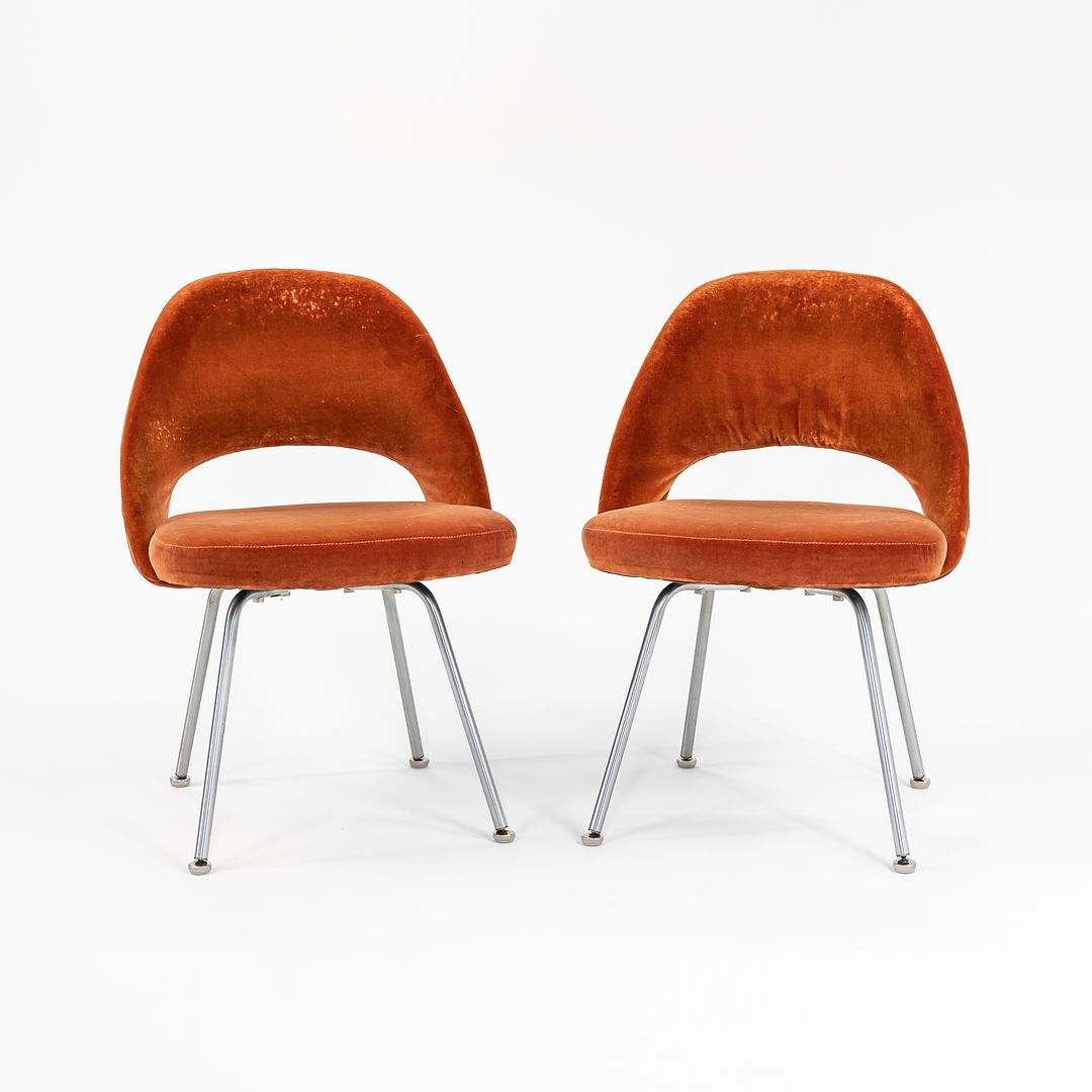 1970s Knoll Saarinen Exeutive Side Chair, 72C by Eero Saarinen for Knoll Steel, Fabric, Foam, Plastic