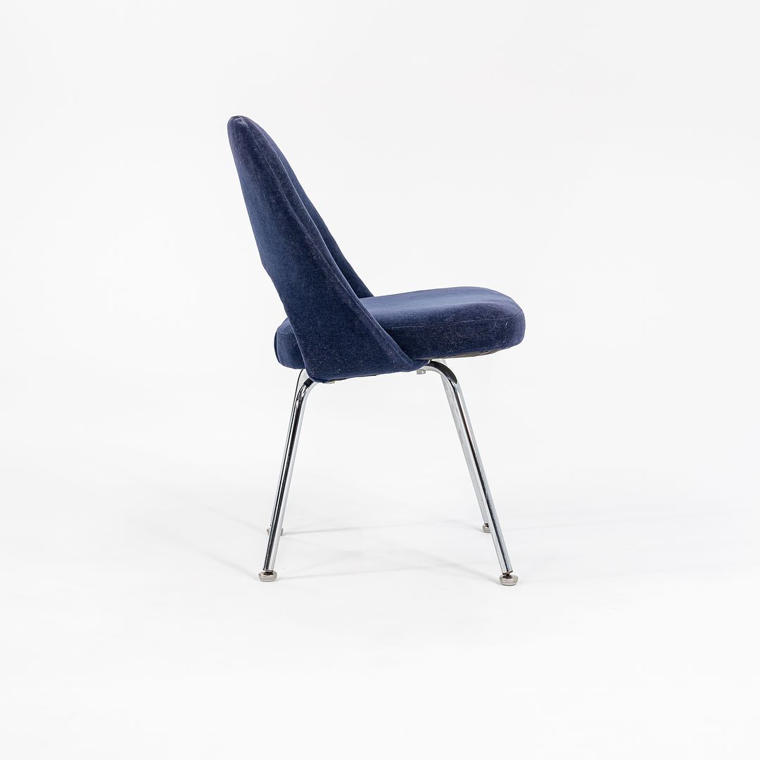 1970s Knoll Saarinen Executive Side Chair, Model 72C by Eero Saarinen for Knoll Steel, Plywood, Plastic, Foam, Fabric