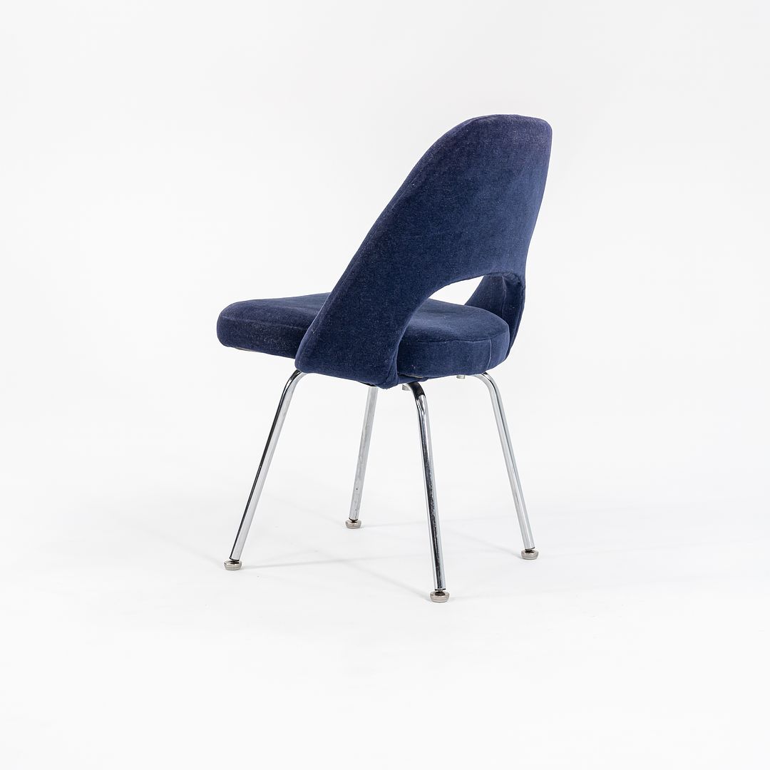 1970s Knoll Saarinen Executive Side Chair, Model 72C by Eero Saarinen for Knoll Steel, Plywood, Plastic, Foam, Fabric