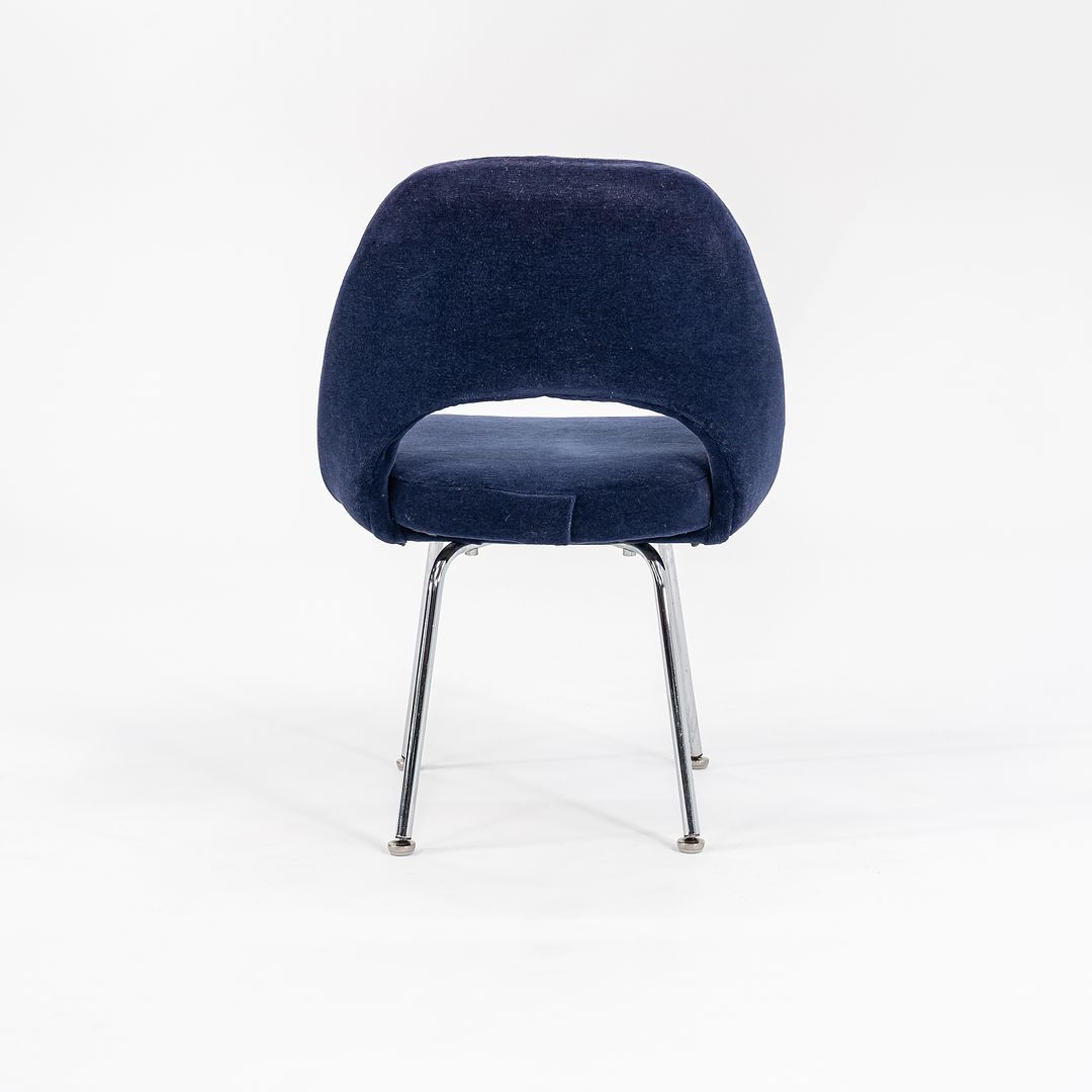 1970s Knoll Saarinen Executive Side Chair, Model 72C by Eero Saarinen for Knoll Steel, Plywood, Plastic, Foam, Fabric