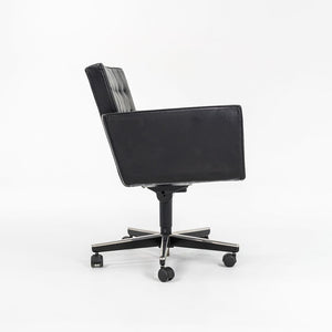 2004 Cafiero Executive Desk Chair, Model 180 SPS by Vincent Cafiero for Knoll in Black Leather, 9x Available