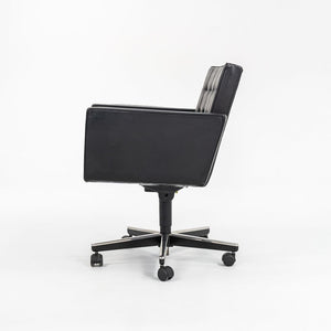 2004 Cafiero Executive Desk Chair, Model 180 SPS by Vincent Cafiero for Knoll in Black Leather, 9x Available