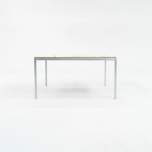 2000 Florence Knoll Coffee Table, Model 2518MC in Marble with Chrome Legs