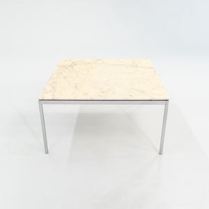 2000 Florence Knoll Coffee Table, Model 2518MC in Marble with Chrome Legs