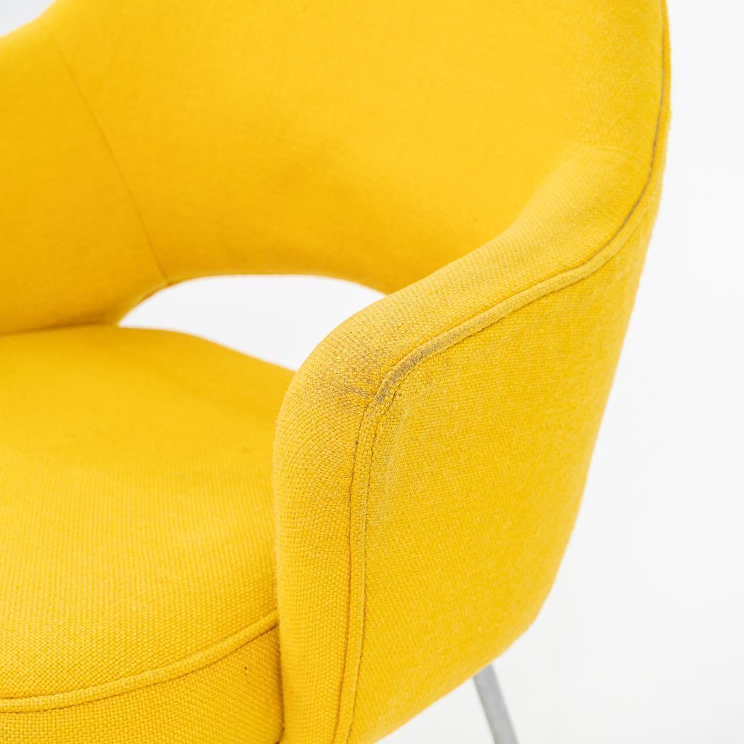 1960s Knoll Saarinen Executive Chair, Model 71A by Eero Saarinen for Knoll Steel, Fabric, Foam, Plastic