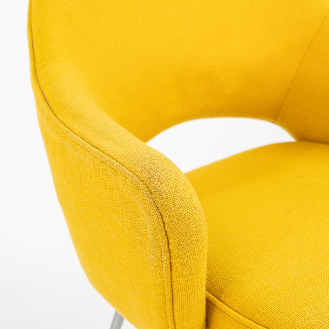 1960s Knoll Saarinen Executive Chair, Model 71A by Eero Saarinen for Knoll Steel, Fabric, Foam, Plastic