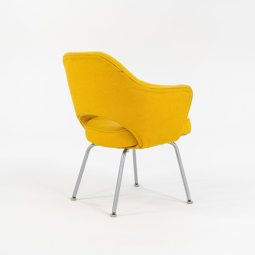 1960s Knoll Saarinen Executive Chair, Model 71A by Eero Saarinen for Knoll Steel, Fabric, Foam, Plastic