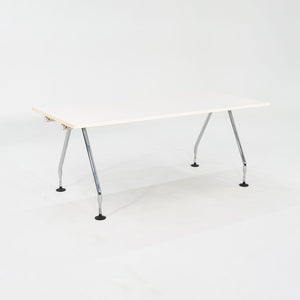 2007 Antonio Citterio for Vitra Ad Hoc Desk With White Laminate Tops 70x32 in 3x Available