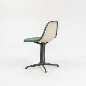 C. 1961 Set of Four La Fonda Chairs by Charles and Ray Eames for Herman Miller in Green Fabric