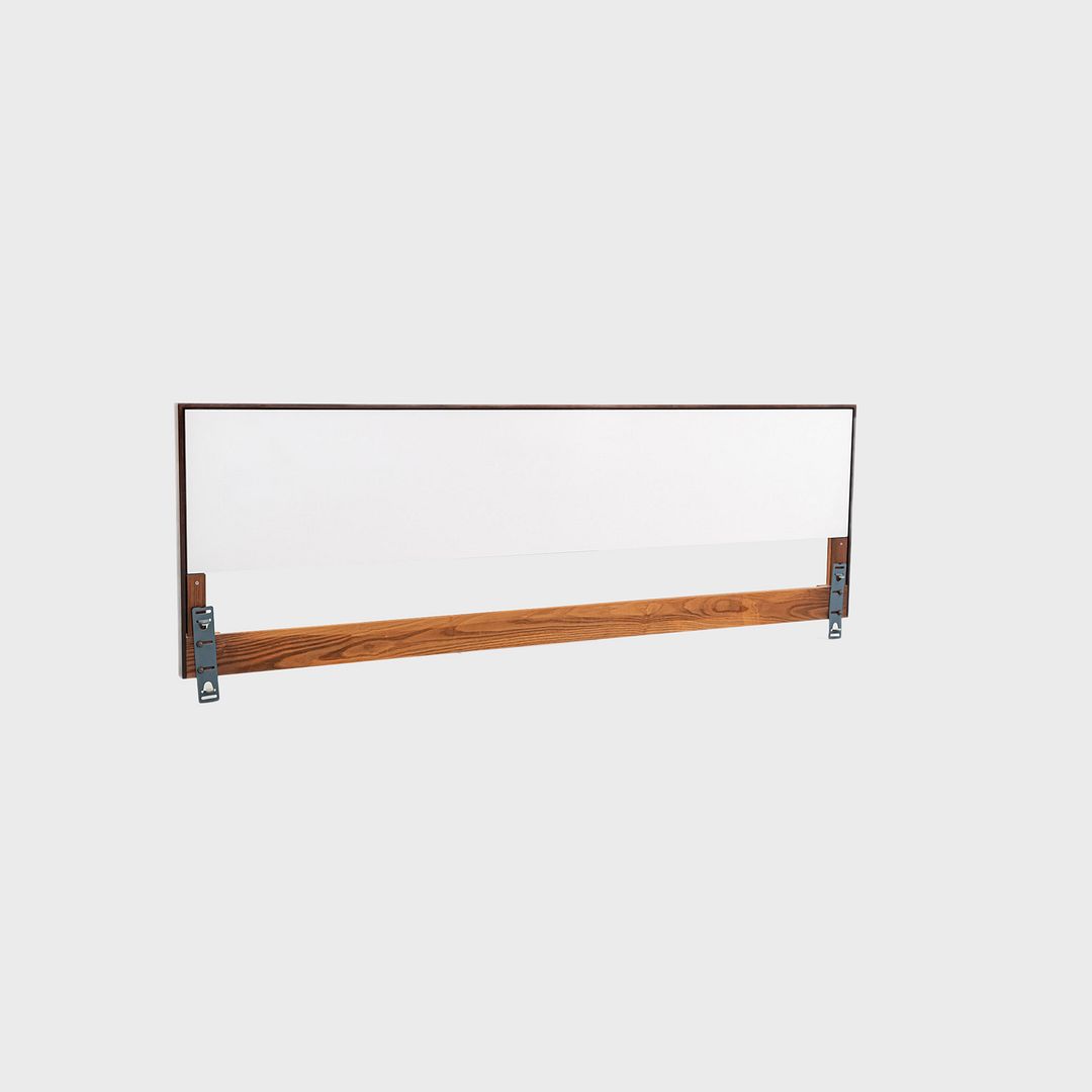 1960s King Headboard, Model 740WP by Florence Knoll for Knoll in Walnut and Laminate