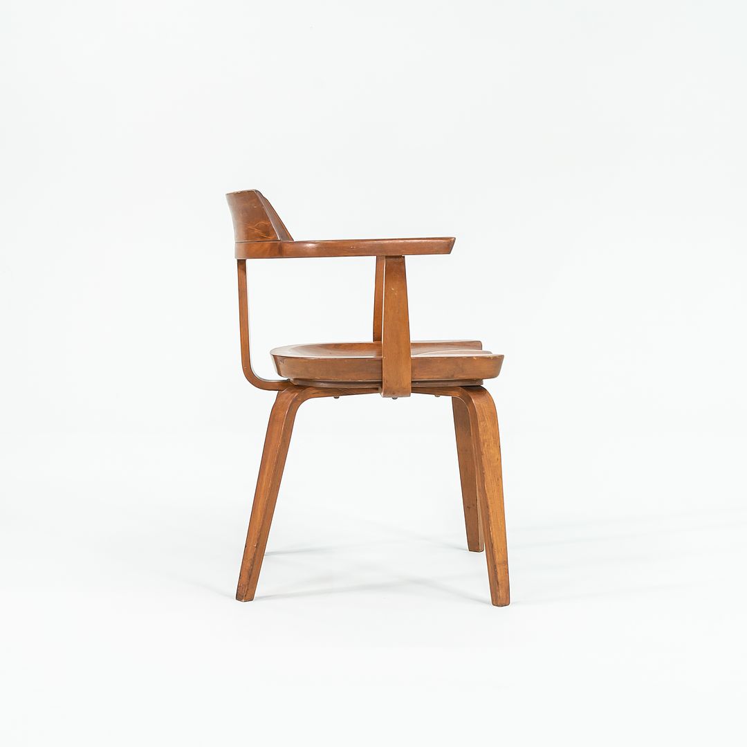 1951 W199 Dining Armchair by Walter Gropius and Ben Thompson for Thonet in Birch