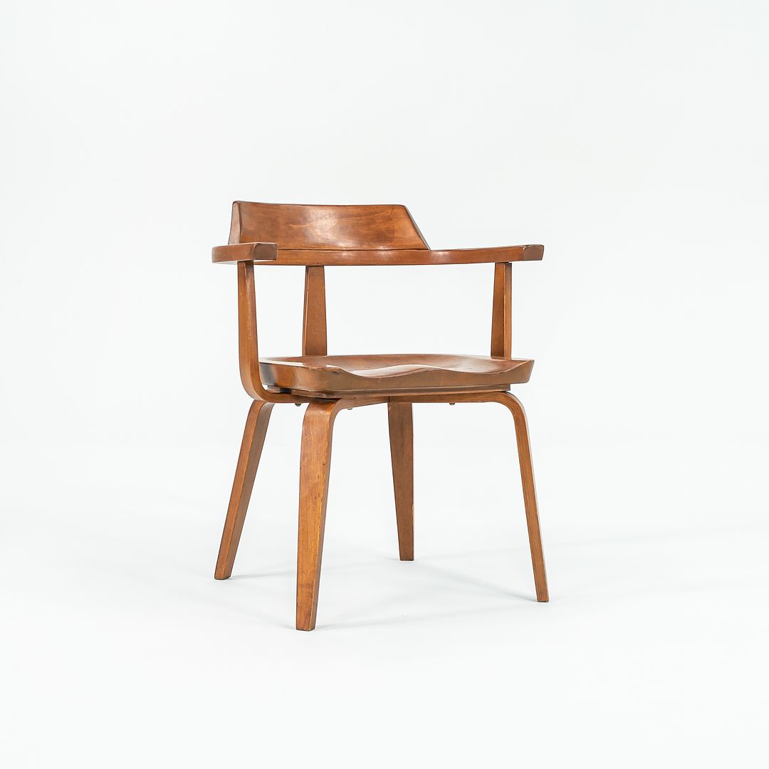 1951 W199 Dining Armchair by Walter Gropius and Ben Thompson for Thonet in Birch