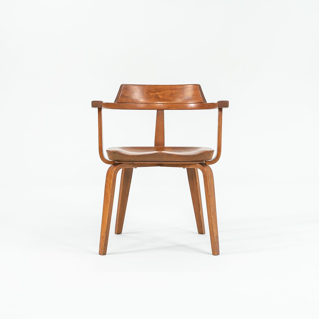 1951 W199 Dining Armchair by Walter Gropius and Ben Thompson for Thonet in Birch