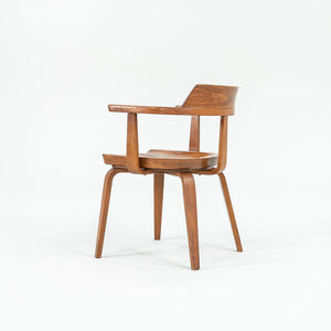 1951 W199 Dining Armchair by Walter Gropius and Ben Thompson for Thonet in Birch