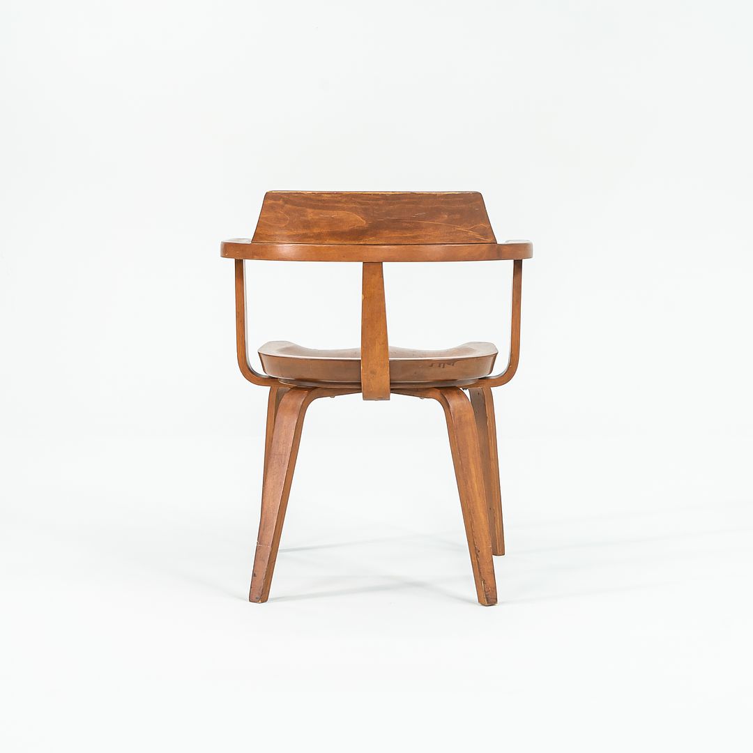 1951 W199 Dining Armchair by Walter Gropius and Ben Thompson for Thonet in Birch