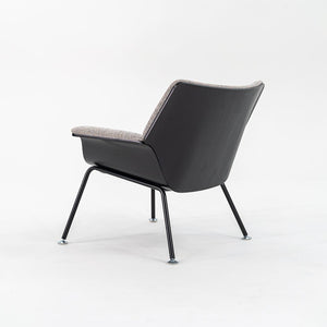 2016 Swoop Plywood Lounge Chair by Brian Kane for Herman Miller in Ebonized Wood and Grey Fabric