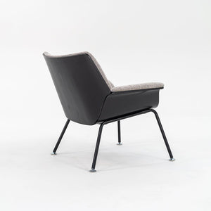 2016 Swoop Plywood Lounge Chair by Brian Kane for Herman Miller in Ebonized Wood and Grey Fabric