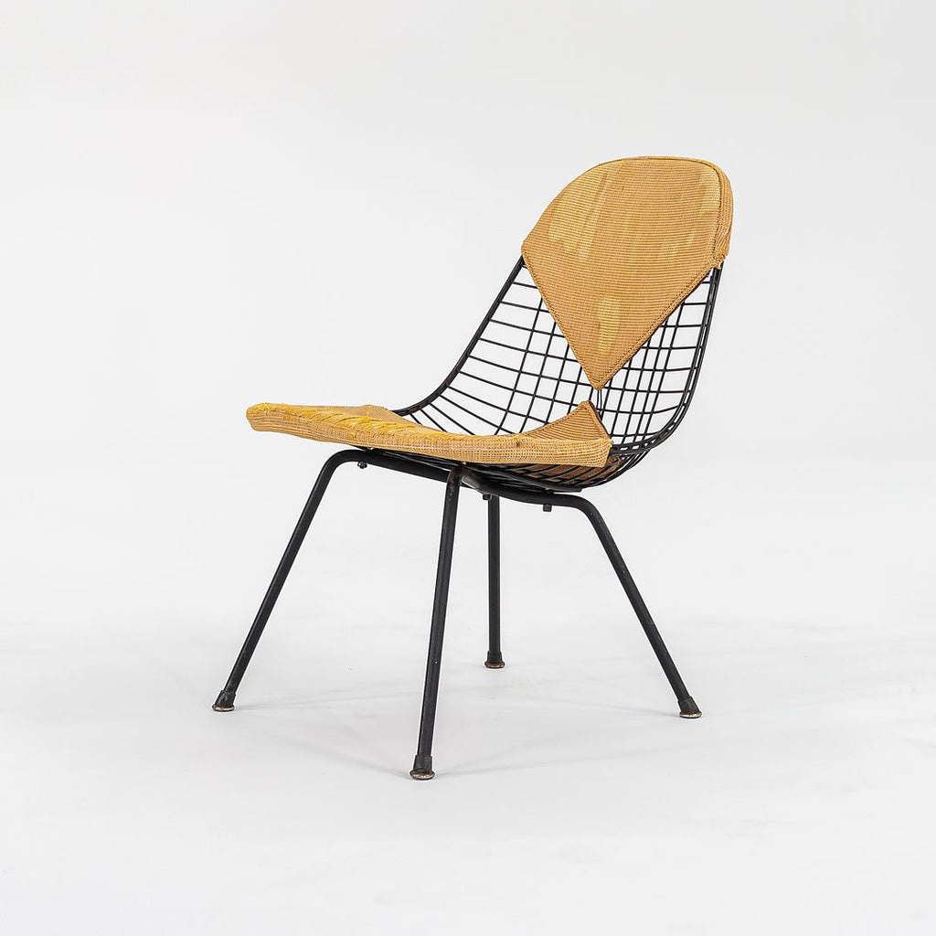 C. 1954 Herman Miller Eames Wire LKX-2 Side / Lounge Chair with Original Bikini Pad