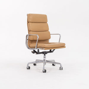 2004 Soft Pad Executive Desk Chair by Charles and Ray Eames for Herman Miller in Tan Leather 6x  Available