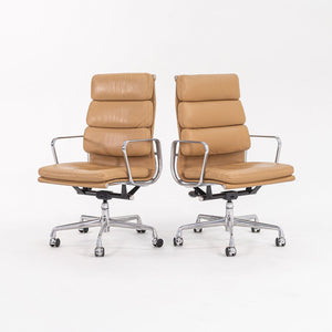 2004 Soft Pad Executive Desk Chair by Charles and Ray Eames for Herman Miller in Tan Leather 6x  Available