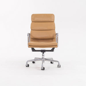 2004 Soft Pad Executive Desk Chair by Charles and Ray Eames for Herman Miller in Tan Leather 6x  Available