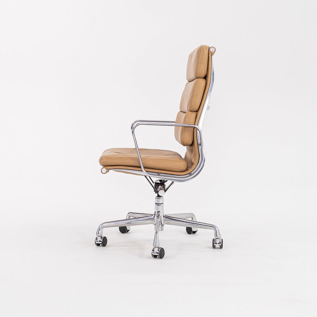 2004 Soft Pad Executive Desk Chair by Charles and Ray Eames for Herman Miller in Tan Leather 6x  Available