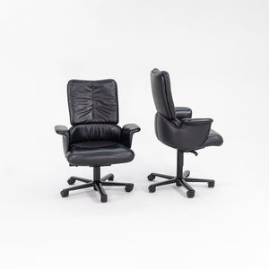 1998 Executive Chair HC 150 by Geoff Hollington for Herman Miller in Black Leather 12+ Available