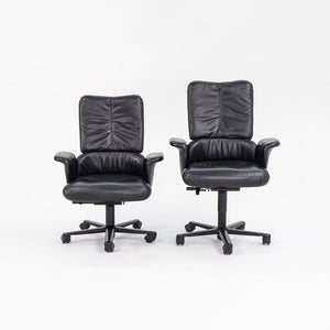 1998 Executive Chair HC 150 by Geoff Hollington for Herman Miller in Black Leather 12+ Available