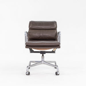 SOLD 1984 Soft Pad Management Desk Chair by Charles and Ray Eames for Herman Miller in Brown Leather