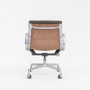 SOLD 1984 Soft Pad Management Desk Chair by Charles and Ray Eames for Herman Miller in Brown Leather