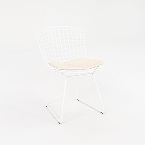 2010s Knoll Bertoia Side Chair, Model 420c by Harry Bertoia for Knoll Steel, Powdercoat, Vinyl