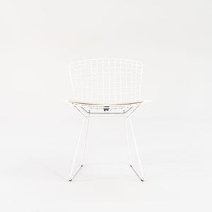 2010s Knoll Bertoia Side Chair, Model 420c by Harry Bertoia for Knoll Steel, Powdercoat, Vinyl