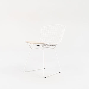 2010s Knoll Bertoia Side Chair, Model 420c by Harry Bertoia for Knoll Steel, Powdercoat, Vinyl