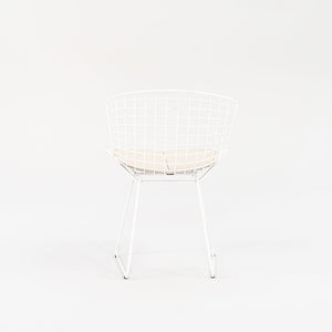 2010s Knoll Bertoia Side Chair, Model 420c by Harry Bertoia for Knoll Steel, Powdercoat, Vinyl