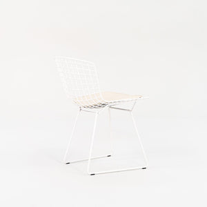 2010s Knoll Bertoia Side Chair, Model 420c by Harry Bertoia for Knoll Steel, Powdercoat, Vinyl