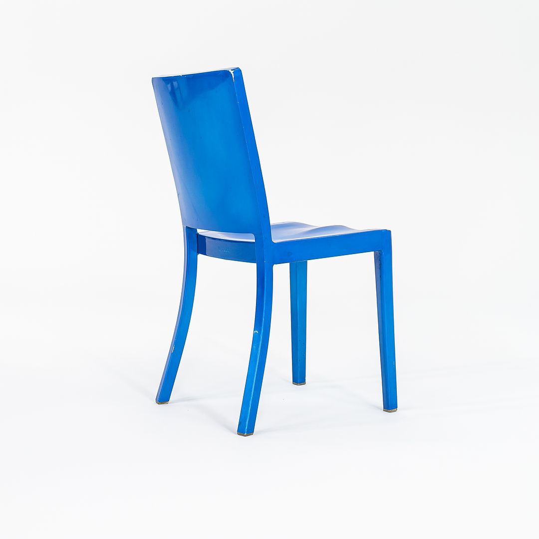 2004 Hudson Chair by Phillipe Starck for Emeco in Blue Powder Coated Steel