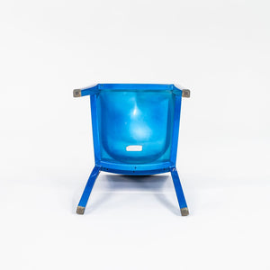 2004 Hudson Chair by Phillipe Starck for Emeco in Blue Powder Coated Steel