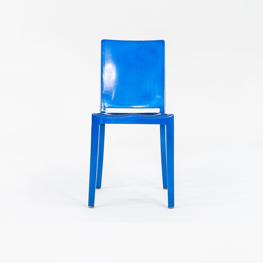 2004 Hudson Chair by Phillipe Starck for Emeco in Blue Powder Coated Steel