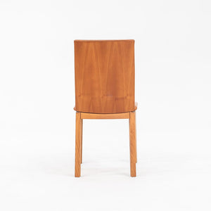 2000s Set of Six Per Hansbaek for Skovby SM51 Danish Cherry Wood and Leather Dining Chairs