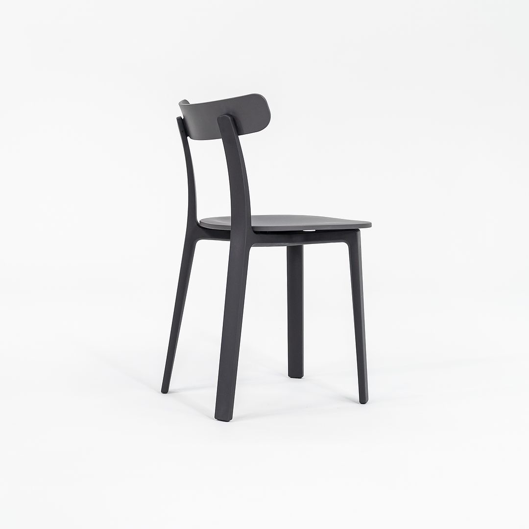 2019 Vitra All Plastic Dining Chairs by Jasper Morrison in Graphite Grey 16x Available