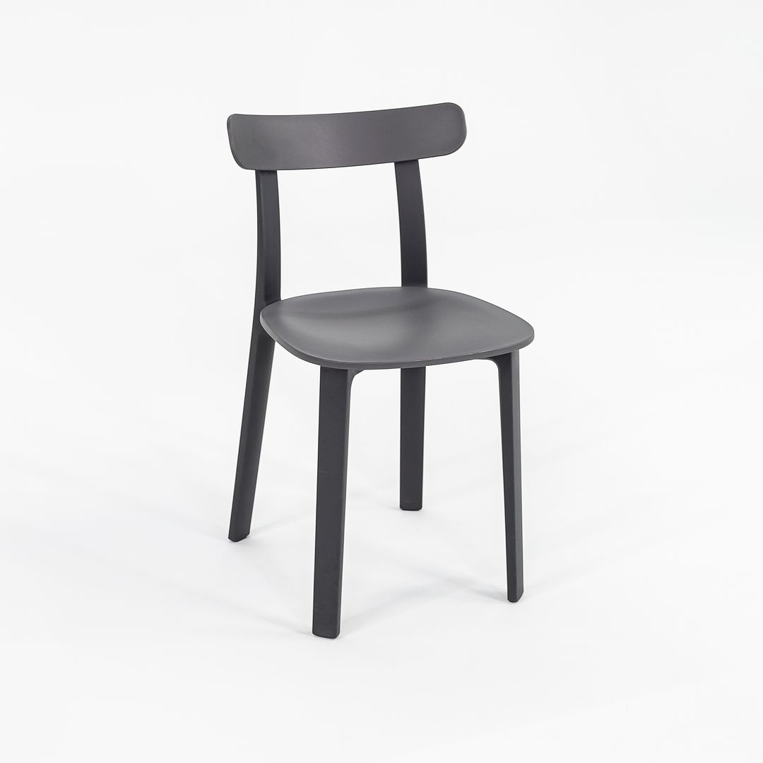 2019 Vitra All Plastic Dining Chairs by Jasper Morrison in Graphite Grey 16x Available