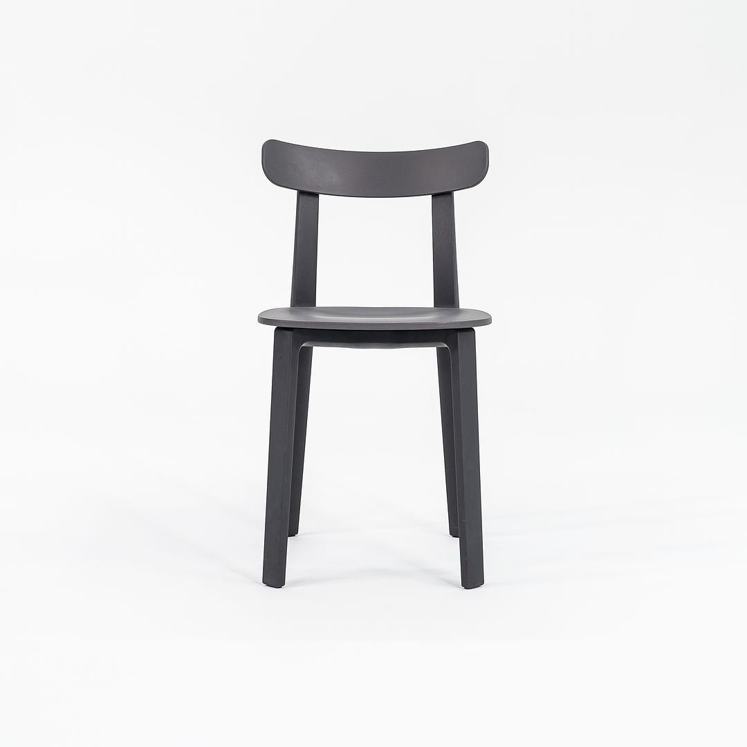 2019 Vitra All Plastic Dining Chairs by Jasper Morrison in Graphite Grey 16x Available